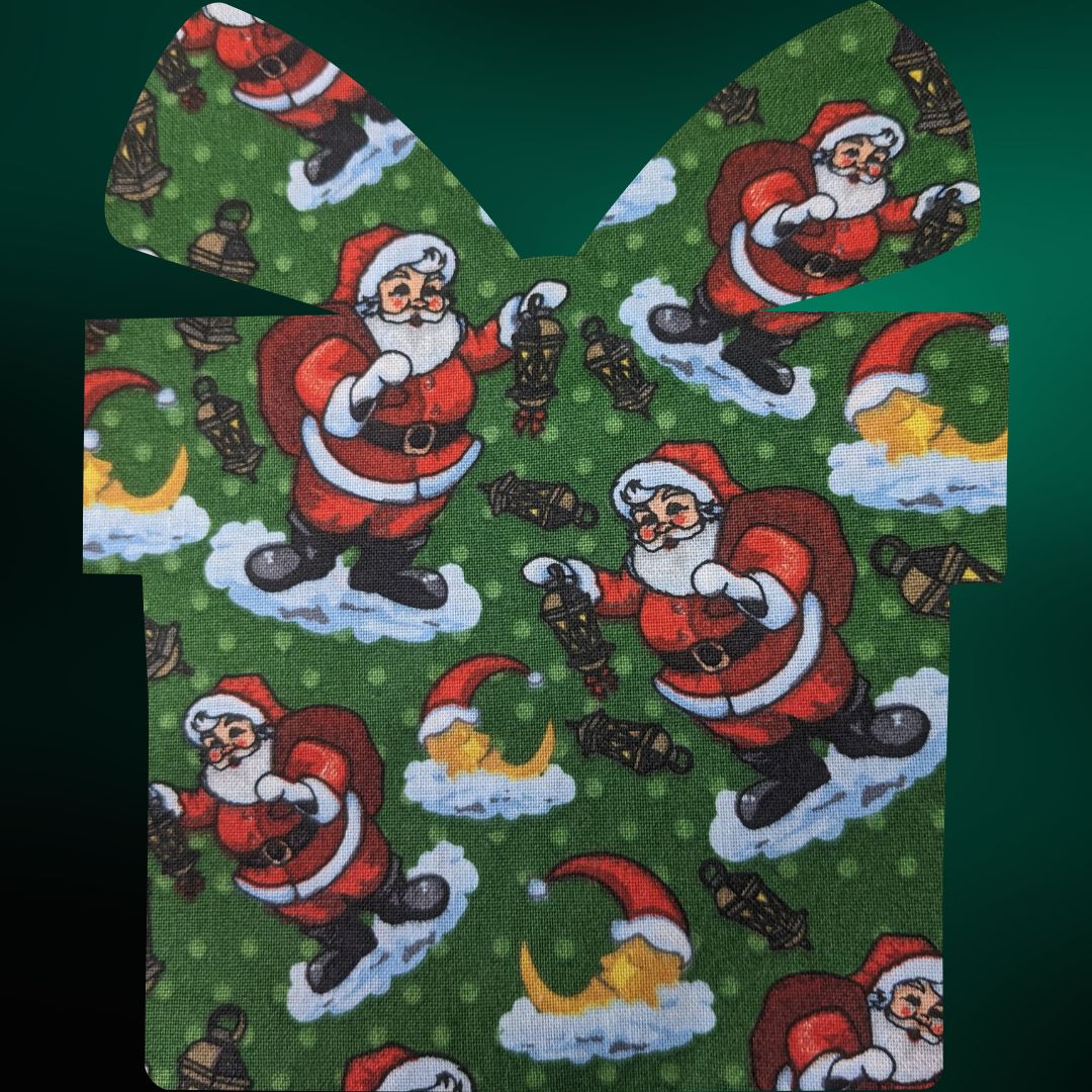 Santa on Green Welding Cap